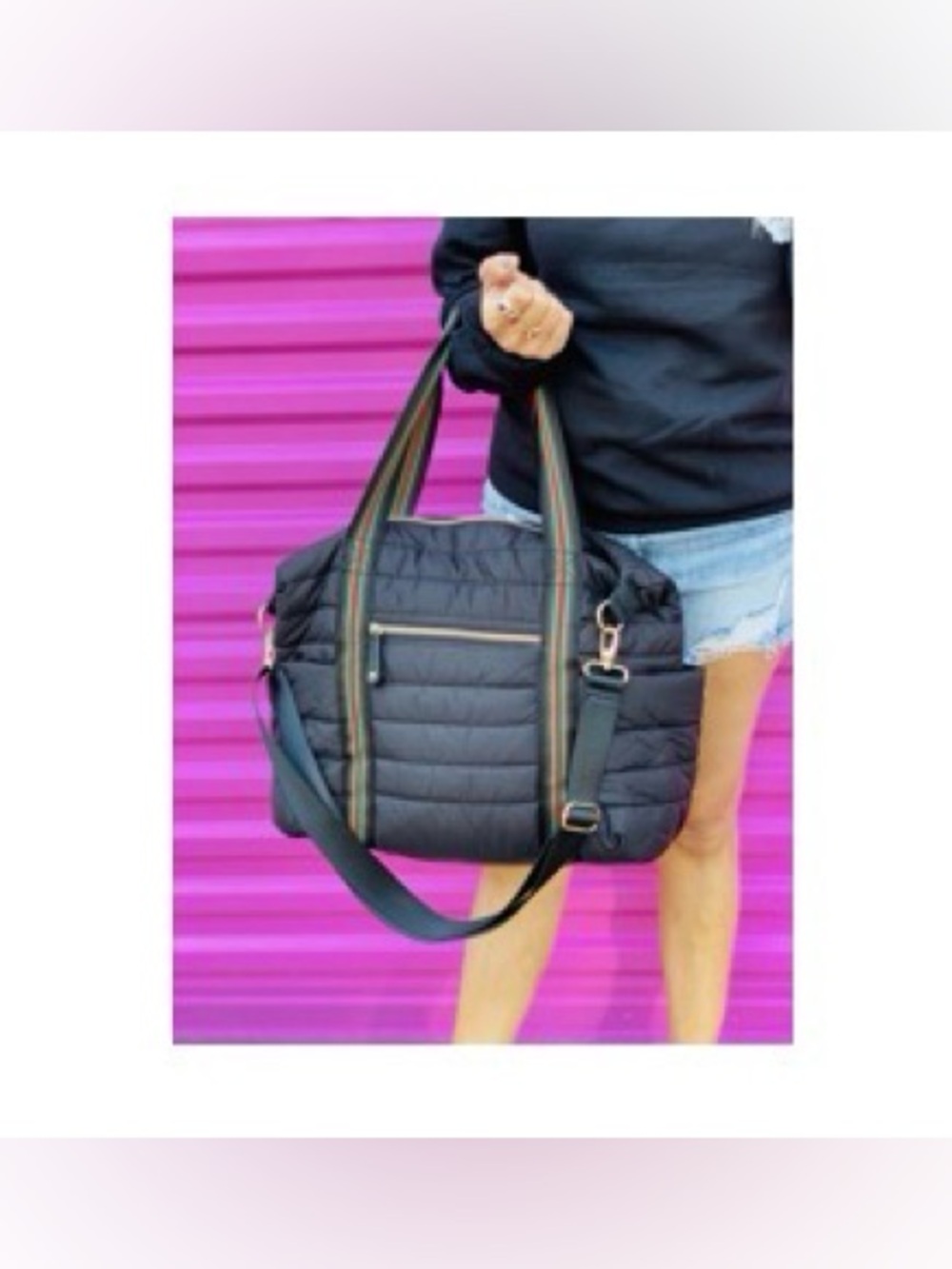 Sondra Roberts Puffer Tote Bag